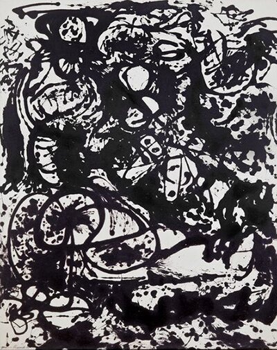Black and White (Number 6) Jackson Pollock